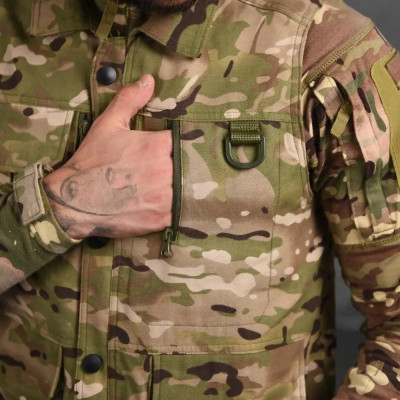 Жилетка чоловіча військова 7.62 TACTICAL Мультикам