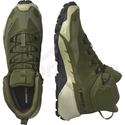 Кросівки військові чоловічі Salomon Cross Hike Mid GTX 2 Olive