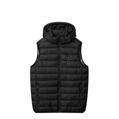 Жилетка чоловіча з електропідігрівом Glo-Story Чорна