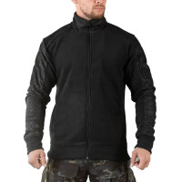 Флисовая кофта Полиция Sota Black с липучками для шевронов