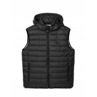 Жилетка мужская с электроподогревом Glo-Story Черная Жилетка мужская с электроподогревом Glo-Story Черная