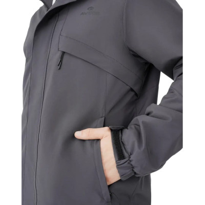 Вітровка чоловіча Avecs 50417B/17 Темно-сіра