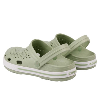 Сабо (крокси) жіночі COQUI LINDO Linden Green/White