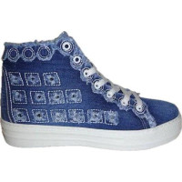 Кеды женские летние джинсовые Evromoda