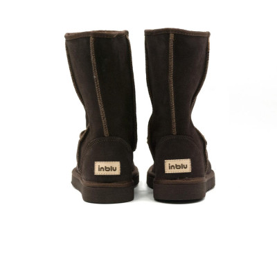 Угги женские замшевые Inblu коричневые Угги женские замшевые Inblu коричневые