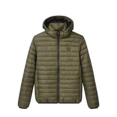 Куртка чоловіча з електропідігрівом Glo-Story Хакі Куртка чоловіча з електропідігрівом Glo-Story Хакі